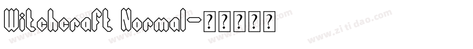 Witchcraft Normal字体转换
